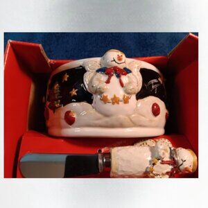 Khols dip mix snowman set